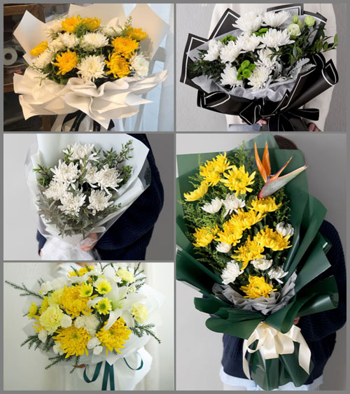 广东东莞市寮步镇下岭贝村白事花束代送